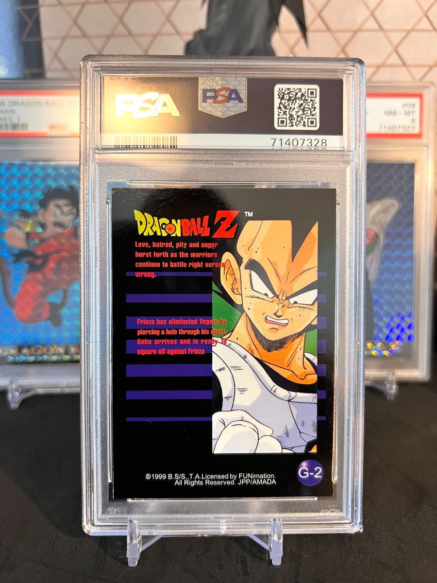 ⭐️ 1999 DRAGON BALL Z FRIEZA SERIES 3 #G2 PSA 9 MINT CARD