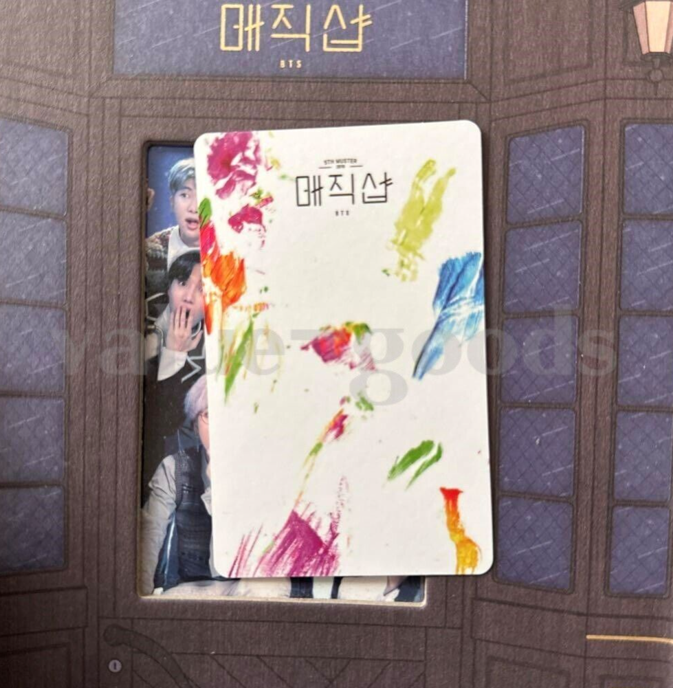 BTS 5th Muster Magic Shop DVD SUGA Yoongi PhotoCard PC Only | eBay