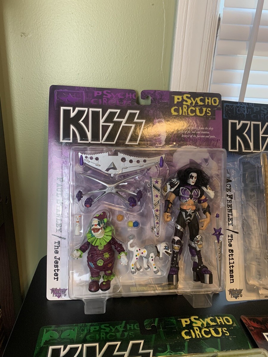 Vintage Kiss Psycho Circus McFarlane Set 4 NEW NOS action Figures