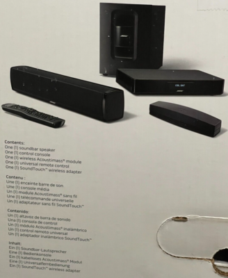 Bose SoundTouch 120 Home Theater System Entertainment Music Movies