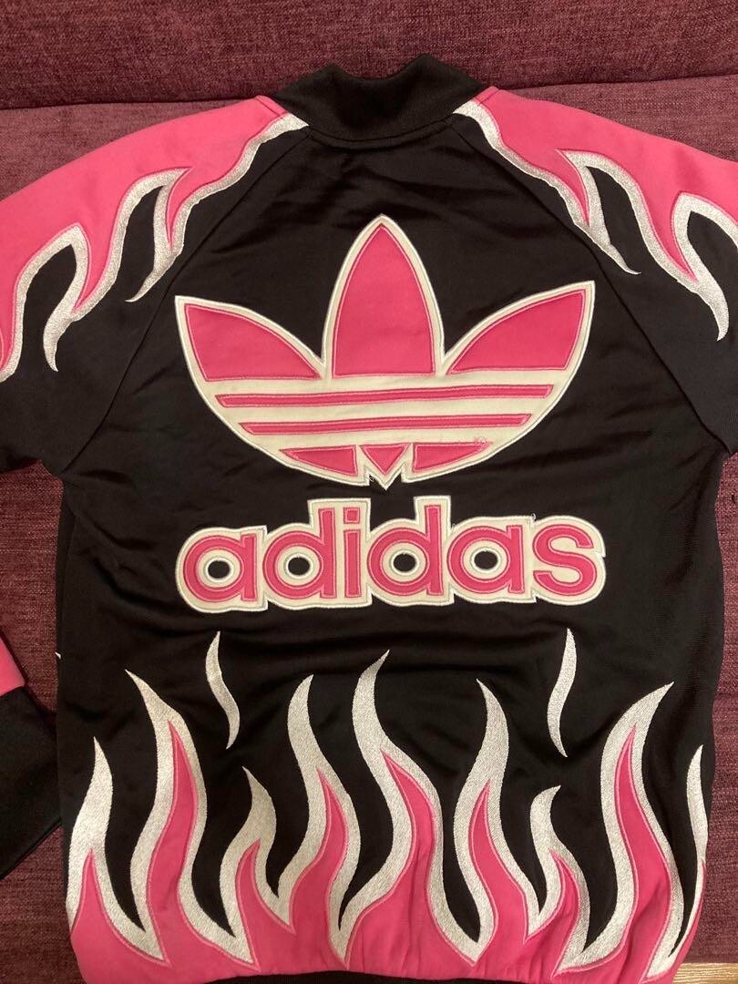 adidas x JEREMY SCOTT Flame Pattern Track Jacket Size XS USED