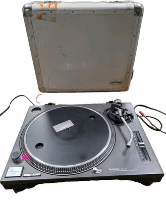 Technics SL-1200MK2 DJ Turntable Black Quartz Direct Drive w