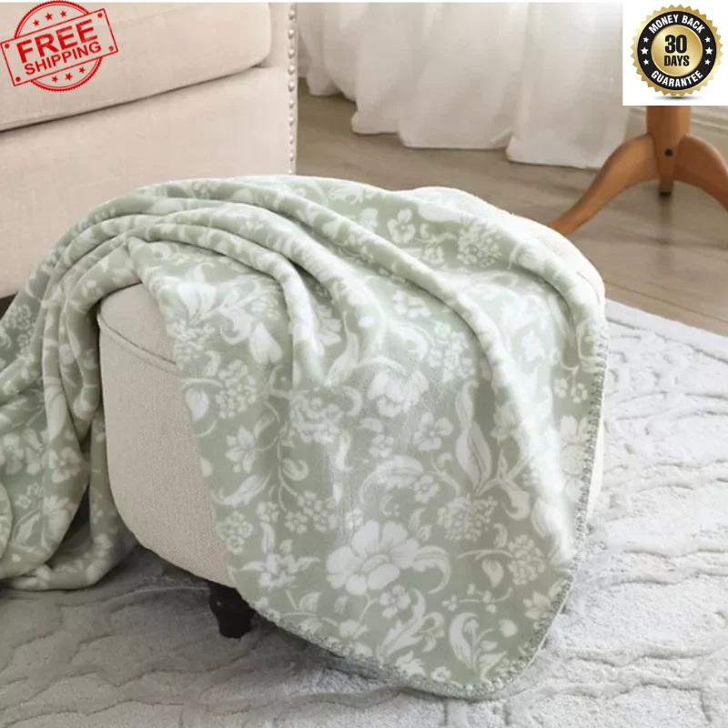 ローラアシュレイ HAMILTON THROW ハミルトンスローブランケット新