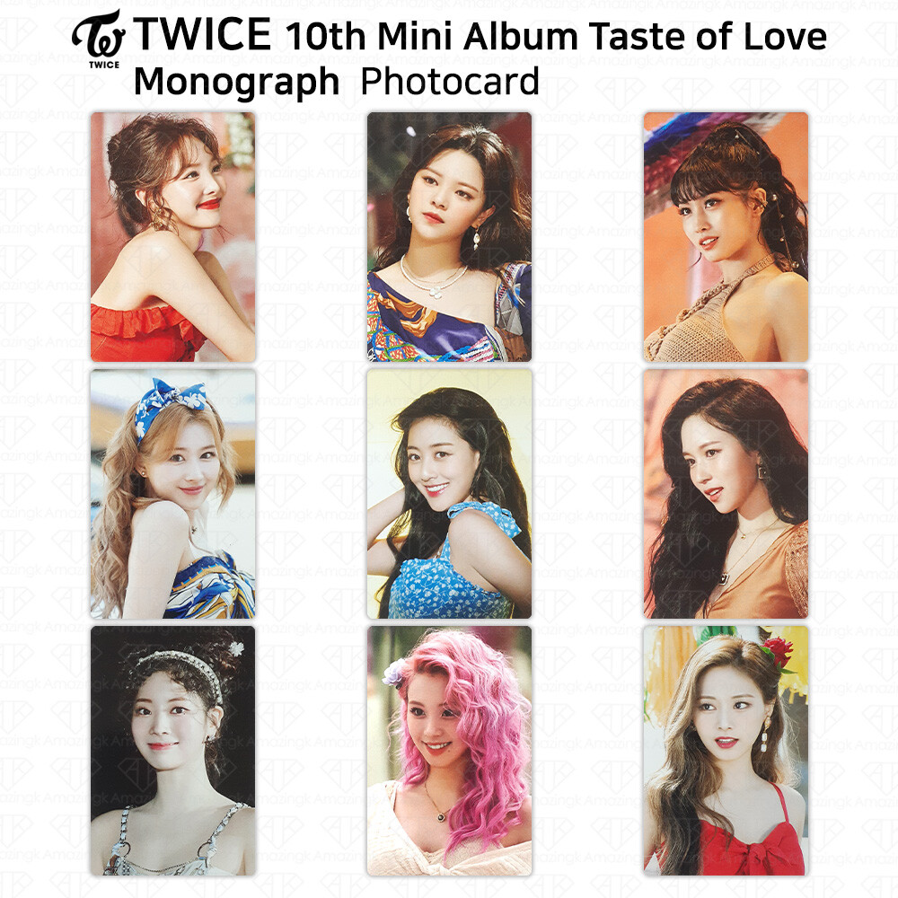 TWICE Taste Of Love Monograph Official Photocard KPOP K-POP | eBay