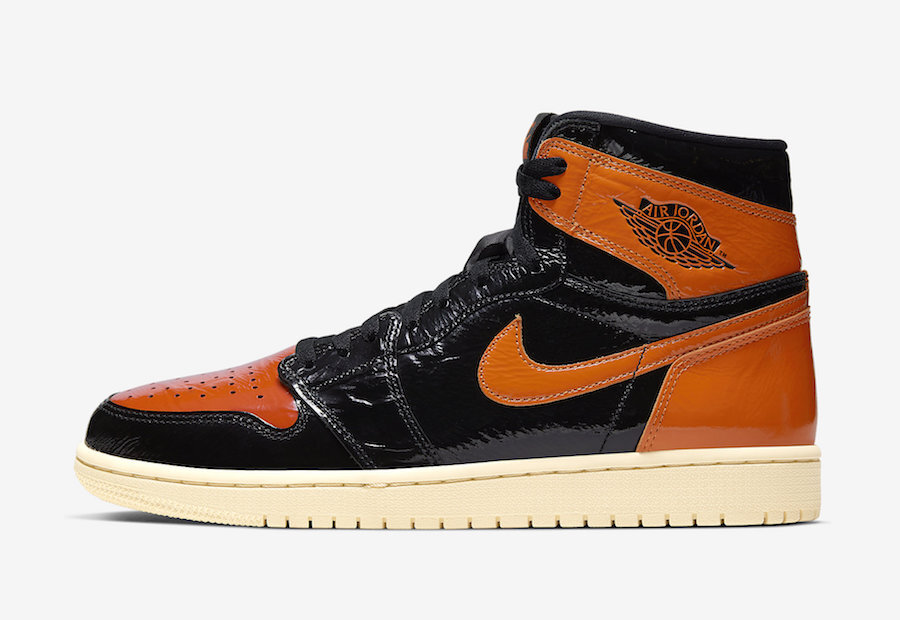 Nike Air Jordan Retro 1 High Shattered Backboard 3.0 Orange Black