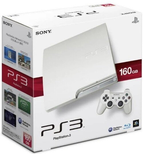 SONY PS3 PlayStation 3 160GB CECH-3000A LW White Game console
