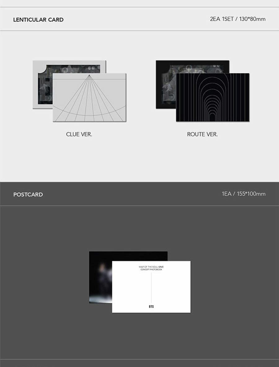 BTS MAP OF THE SOUL ON:E CONCEPT PHOTO BOOK SPECIAL SET FULL