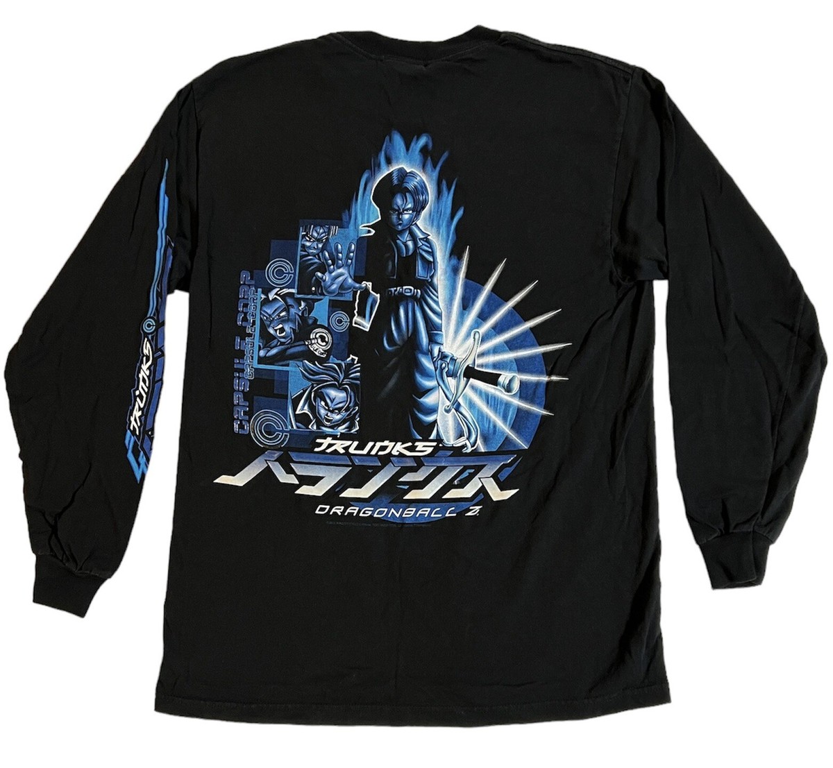 Dragon Ball Z Medium M Future Trunks Long Sleeve T-Shirt DBZ 2002