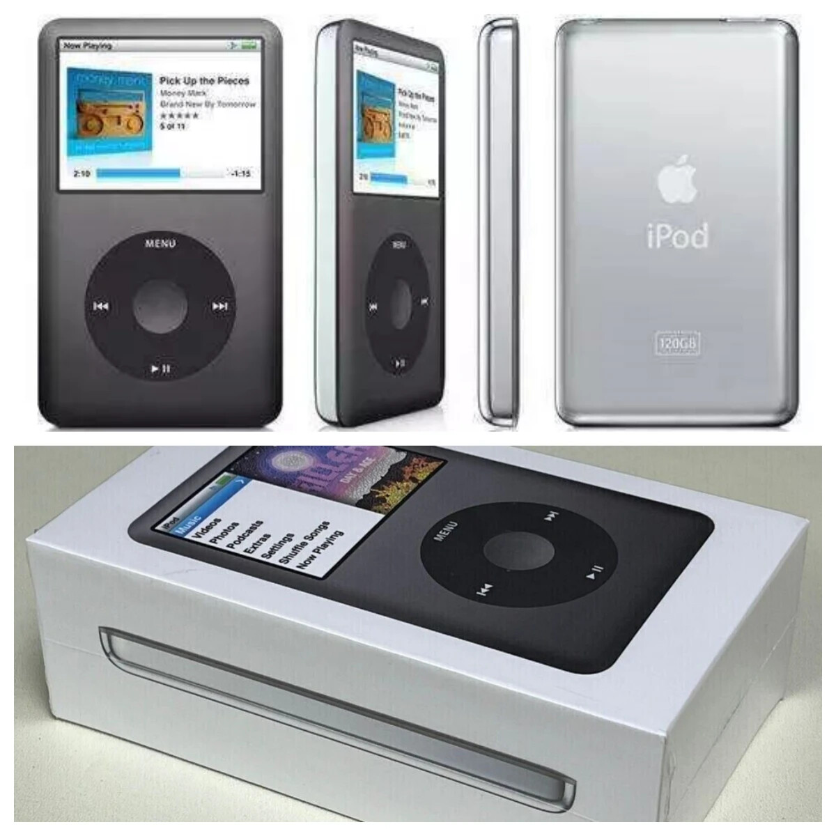ジャンク iPod Classic 第6世代 A1238 120GB ジャンク iPod Classic 第