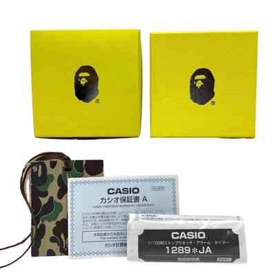 G-SHOCK DW-6900 BAPE Yellow 1000pcs Limited Edition Boxed A