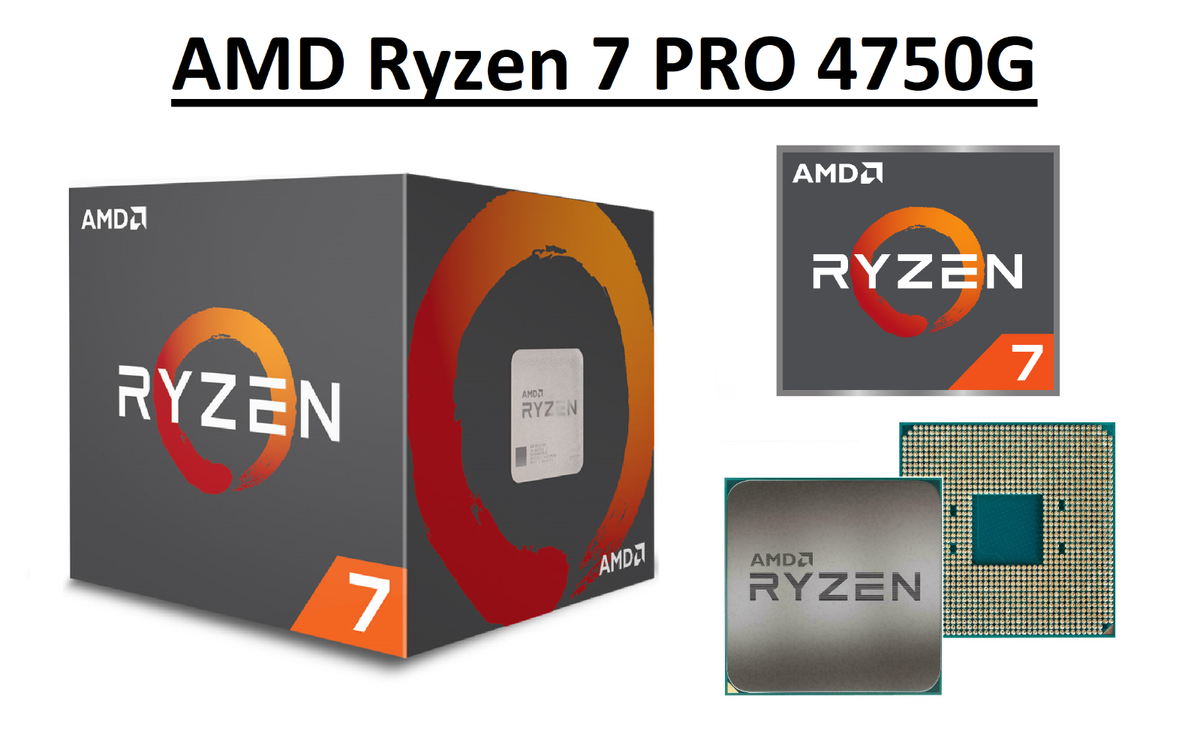 AMD Ryzen 7 Pro 4750G Desktop Processor (4.4 GHz, 8 Cores, Socket