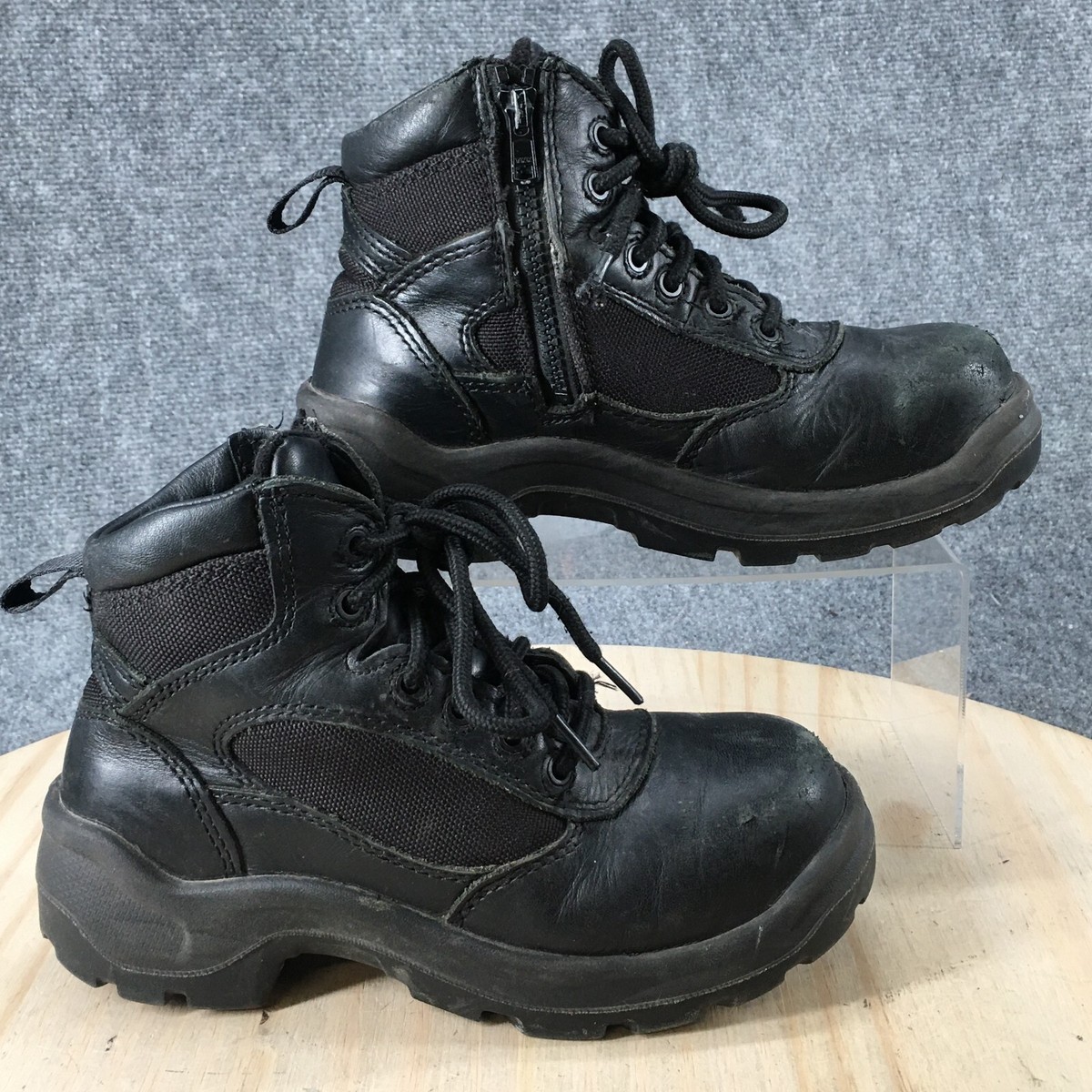 Worx By Red Wing Boots Mens 4.5 Steel Toe Ankle Combat Casual 5266