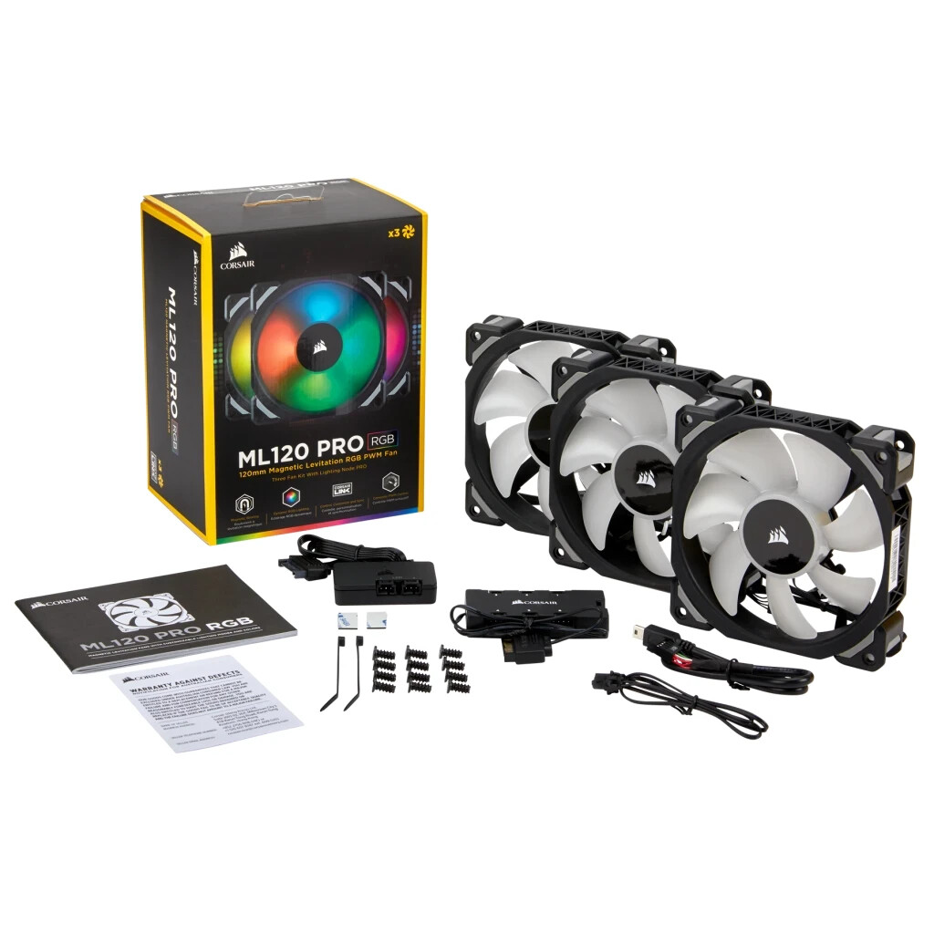 Corsair ML120 PRO RGB LED PWM Premium Magnetic Levitation Computer