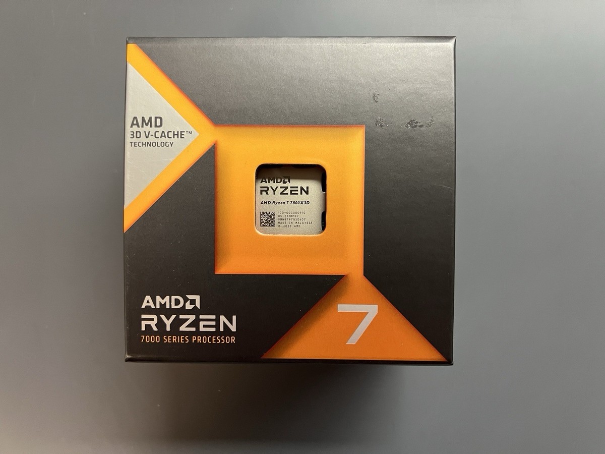 AMD Ryzen 7 7800X3D Processor (5 GHz, 8 Cores, Socket AM5) Boxed