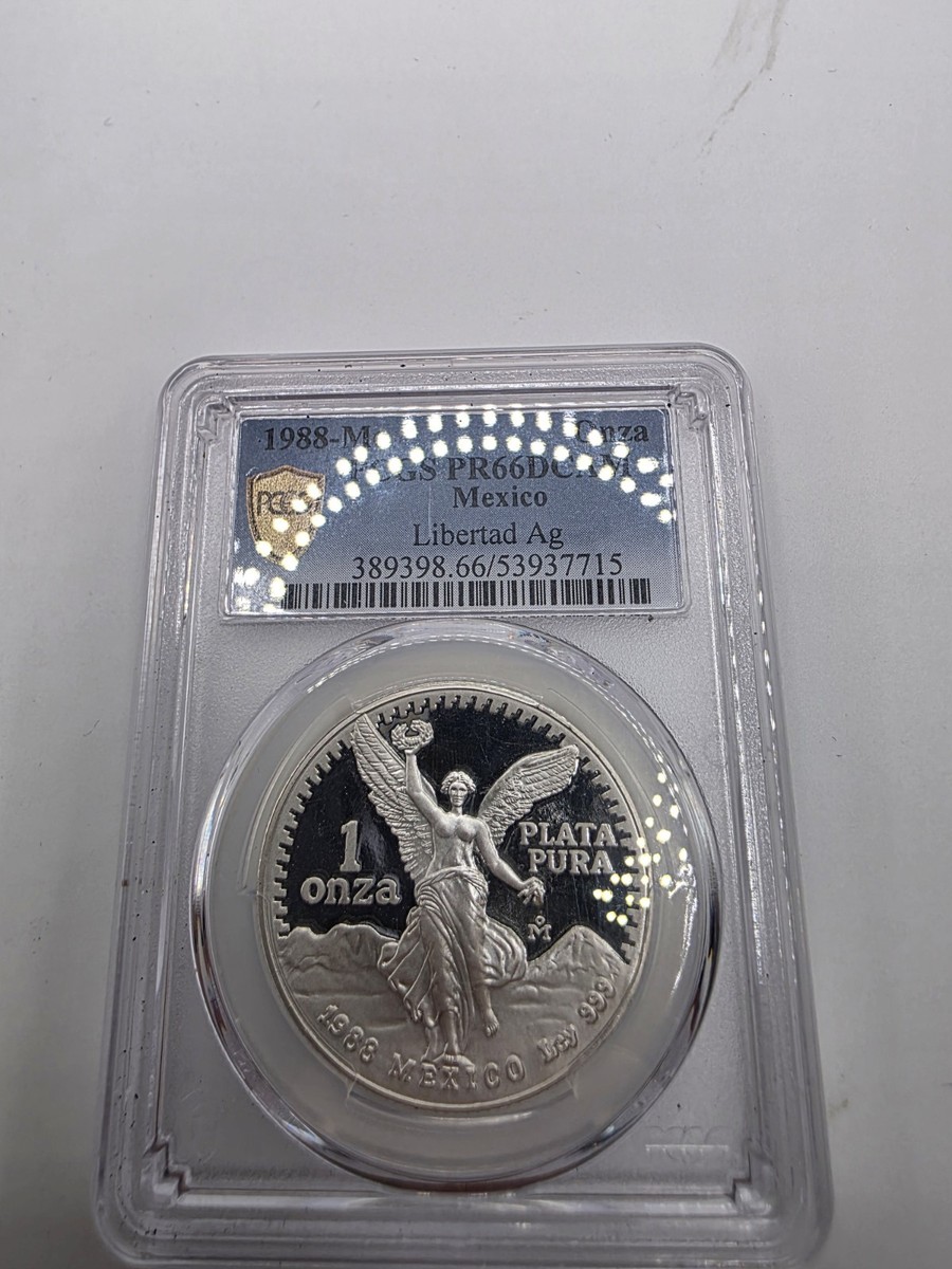 1988 Proof Libertad Onza PF66 DCAM Rare Key Date | eBay