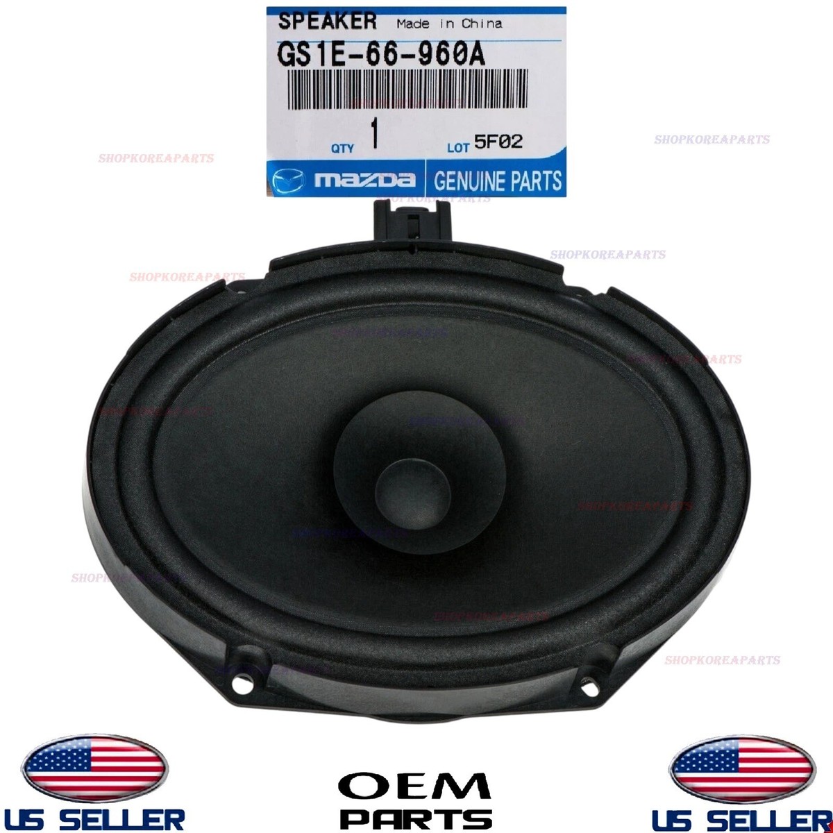 Genuine OEM Rear Door Speaker 2009-2013 Mazda 3 6 GS1E-66-960A | eBay