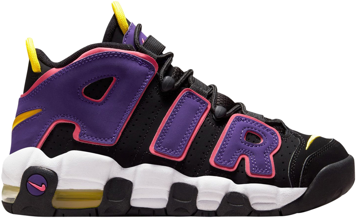 Nike Air More Uptempo '96 GS Black Court Purple Multi DZ5278-001
