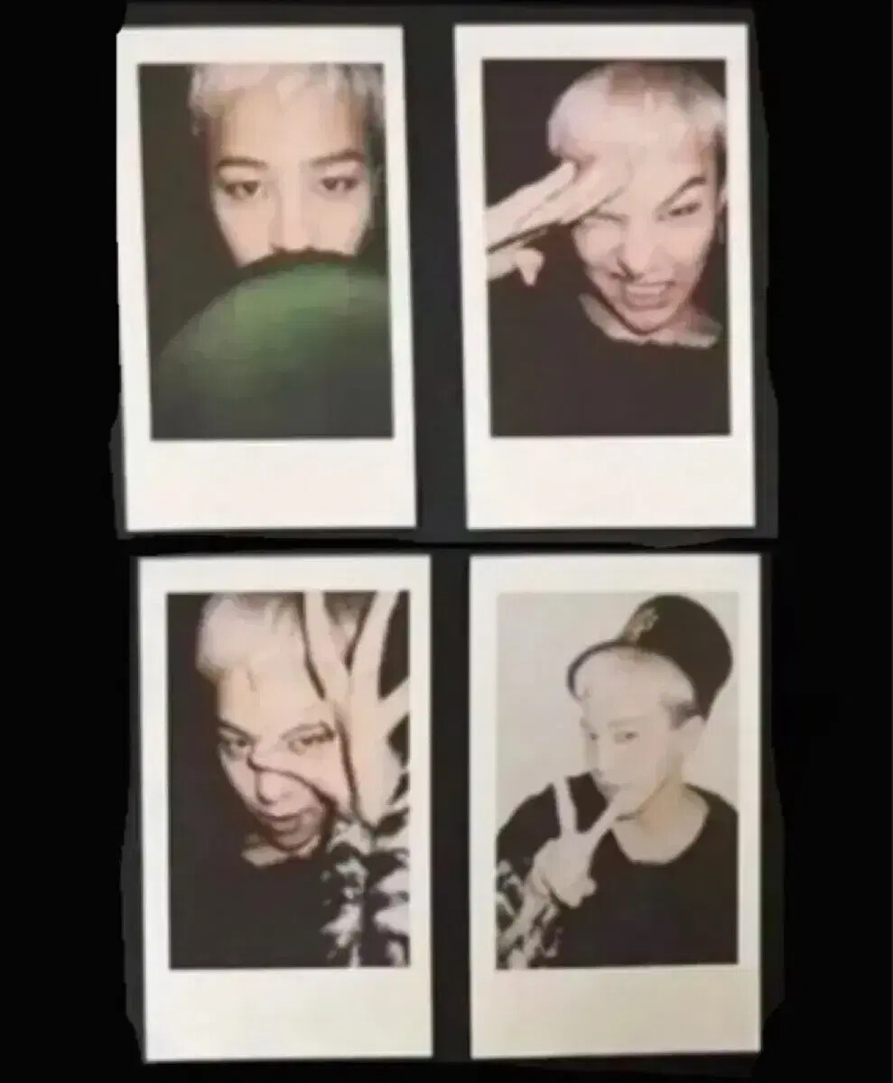 BIG BANG GD polaroid G-DRAGON Kwon Ji Yong GD 2014 season's