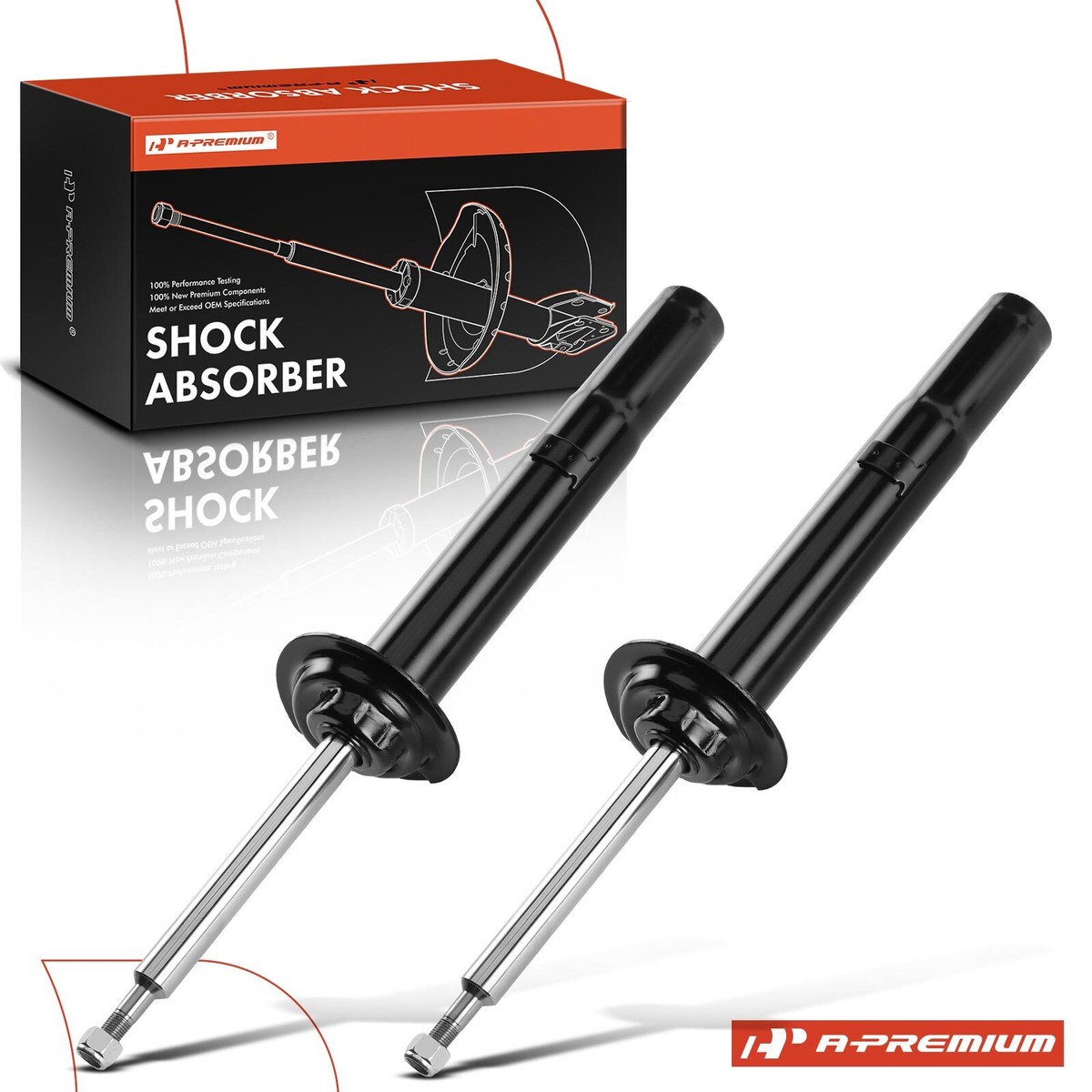 2x Front Left & Right Shock Absorber for BMW E39 525i 530i 2001