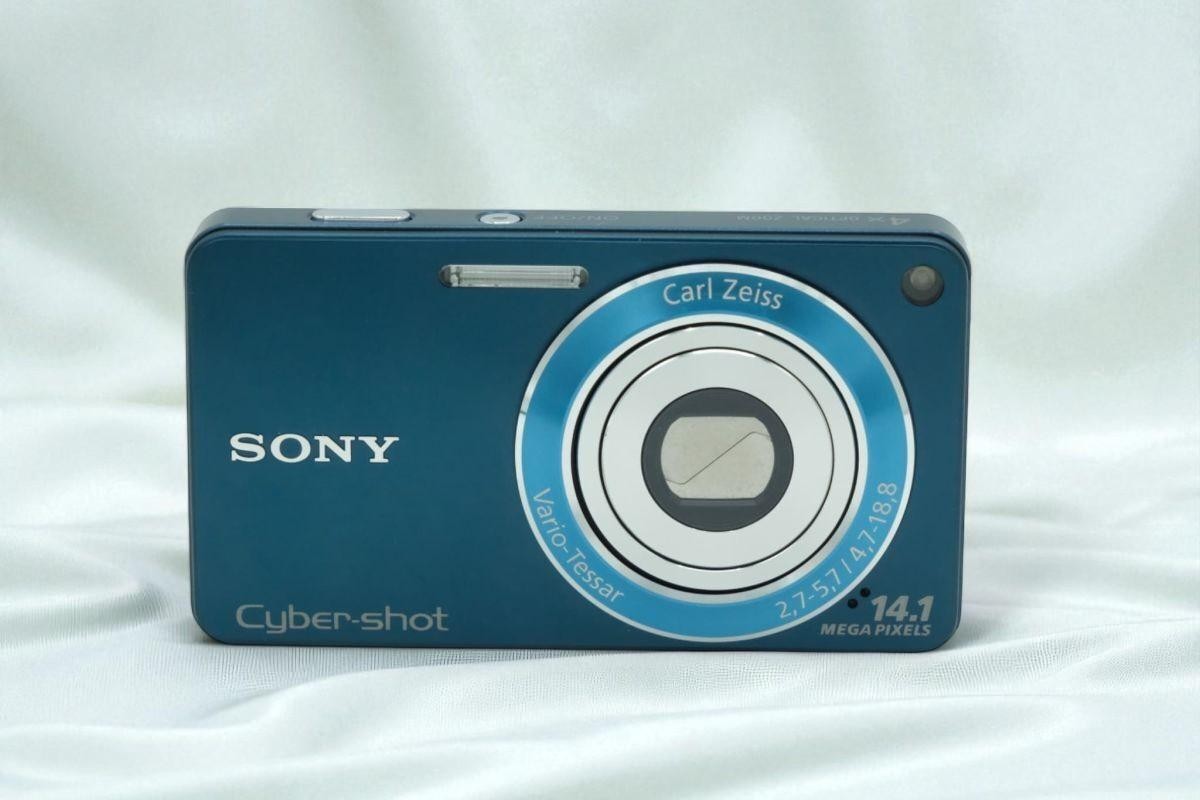 N Mint] Sony Cyber Shot DSC-W350 Blue Digital Camera Japanese only