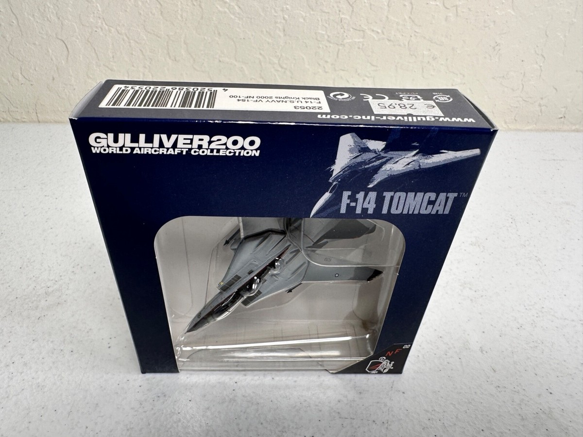 GULLIVER F-14 TOMCAT VF-154 BLACK KNIGHTS 1:200 WORLD AIRCRAFT