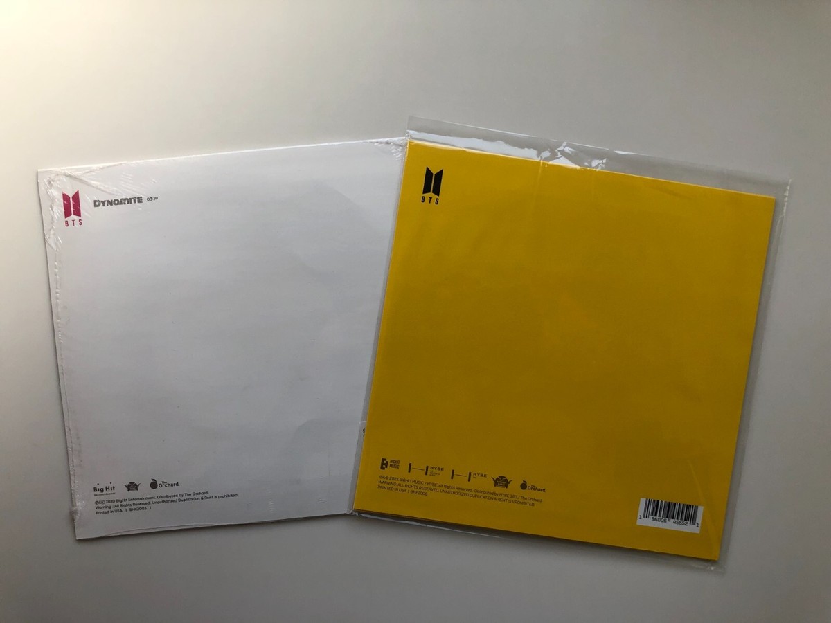 BTS】Official Dynamite & Butter Vinyl 7