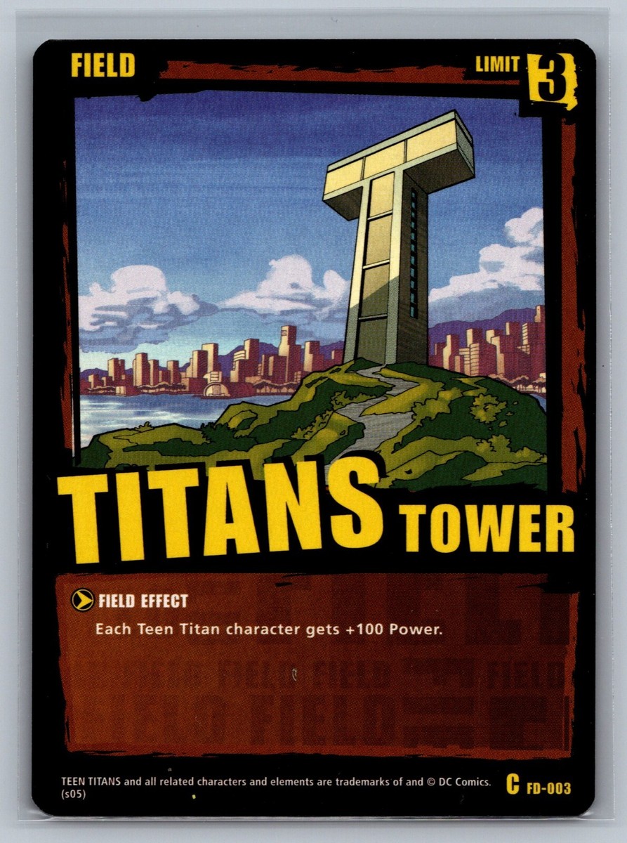 Teen Titans CCG Titans Tower #FD-003 Card TCG | eBay