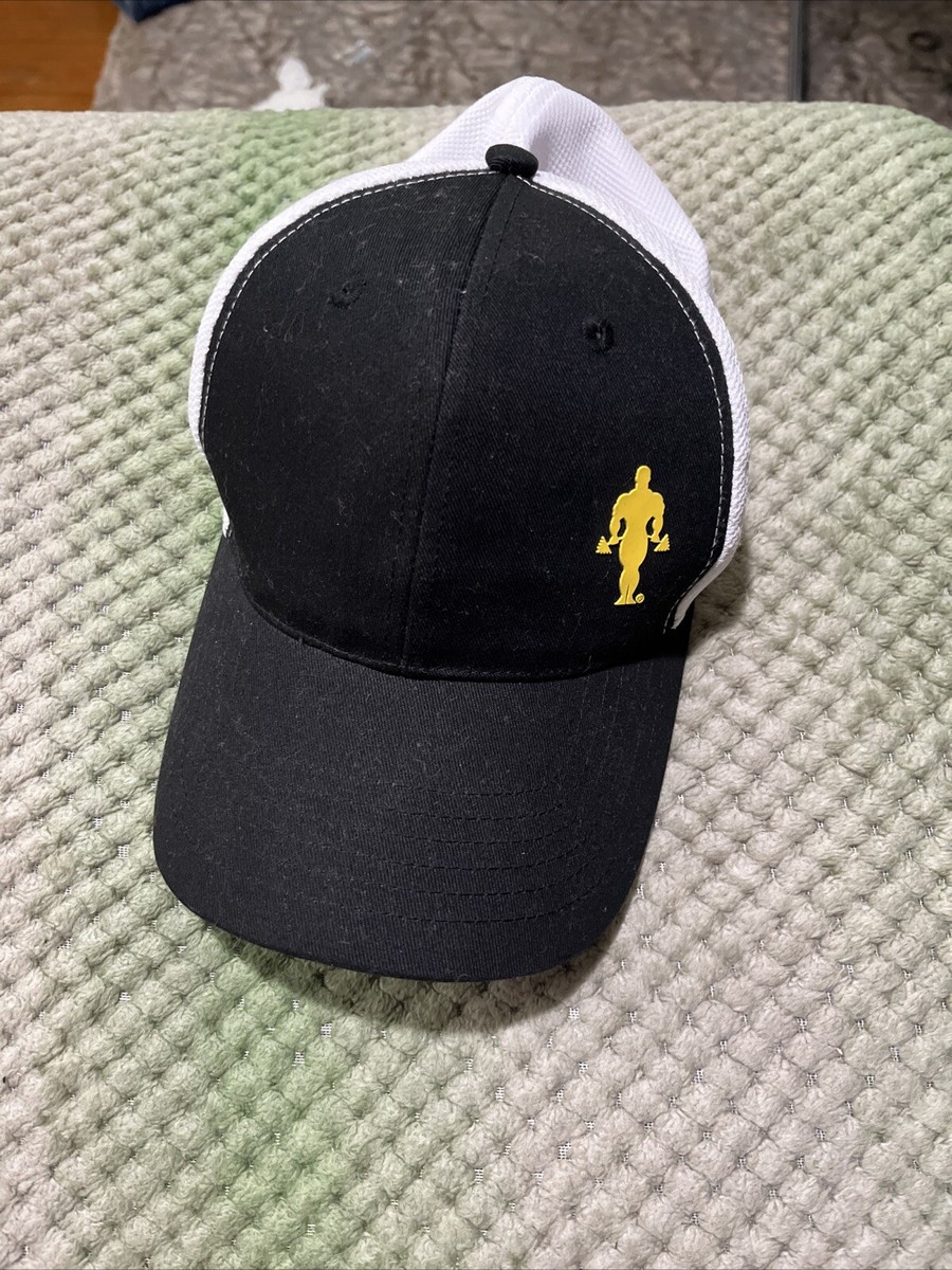 Golds Gym Hat Black By Legend Adult Medium Large Rare Sample | eBay