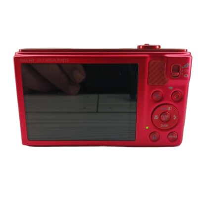 Canon PowerShot SX610 HS 20.2MP Digital Camera SD card Charger RED