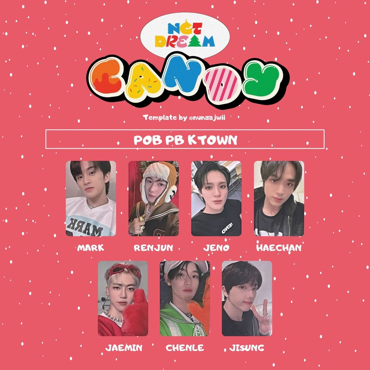 NCT DREAM SPECIAL WINTER ALBUM CANDY KTOWN4U POB EVENT OFFICIAL