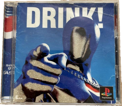 SONY PS1 PEPSI MAN PlayStation Pepsi Cola retro game software Rare