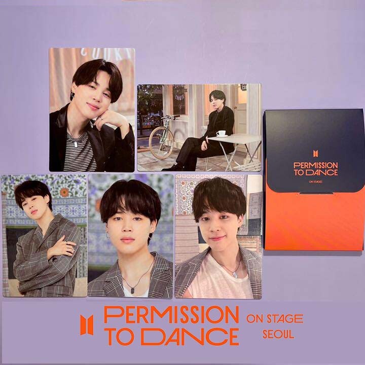 BTS JIMIN PTD PERMISSION TO DANCE On Stage SEOUL Mini Photo Card
