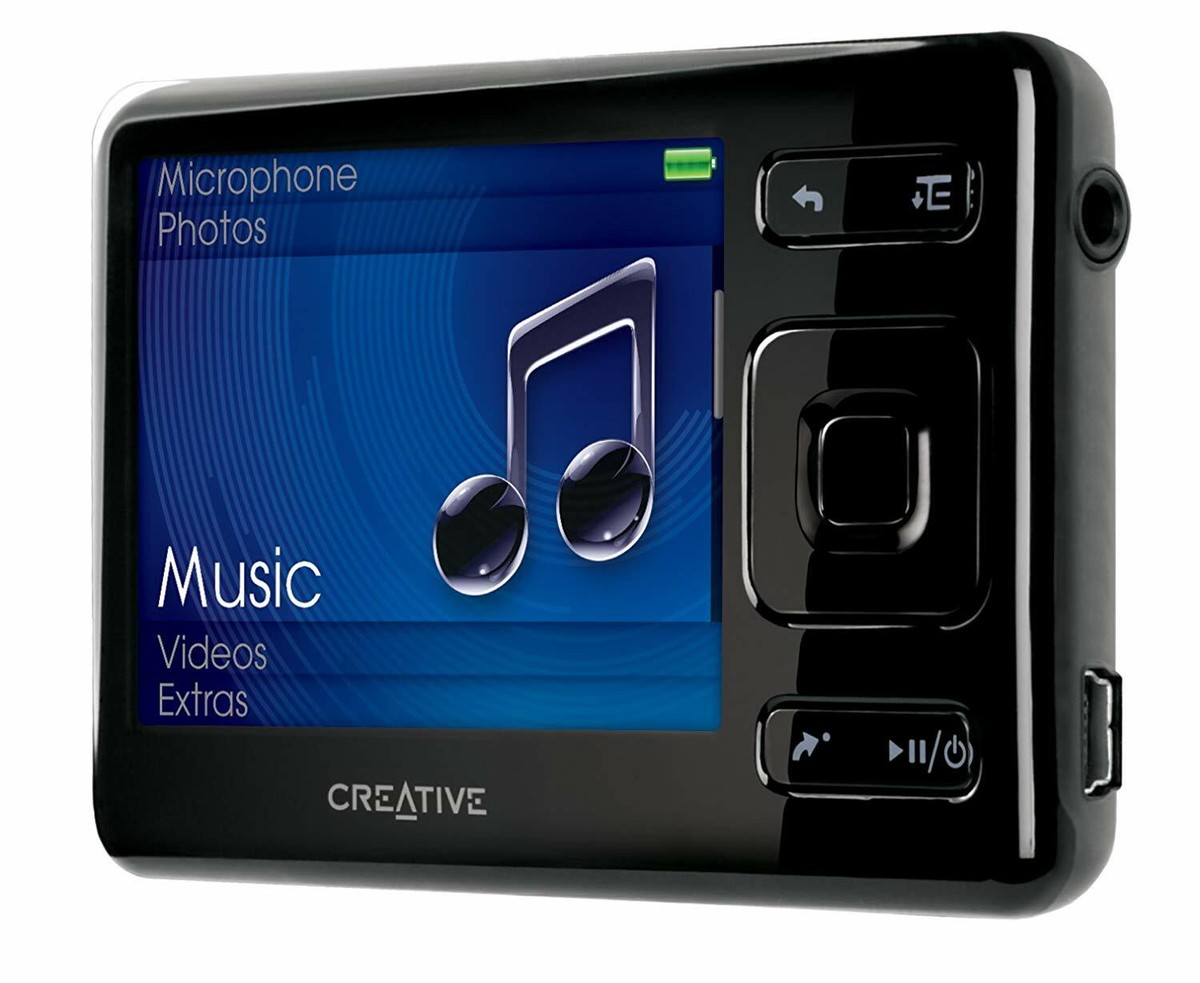 Creative ZEN MX Black 8GB MP3 Media Player with FM Radio