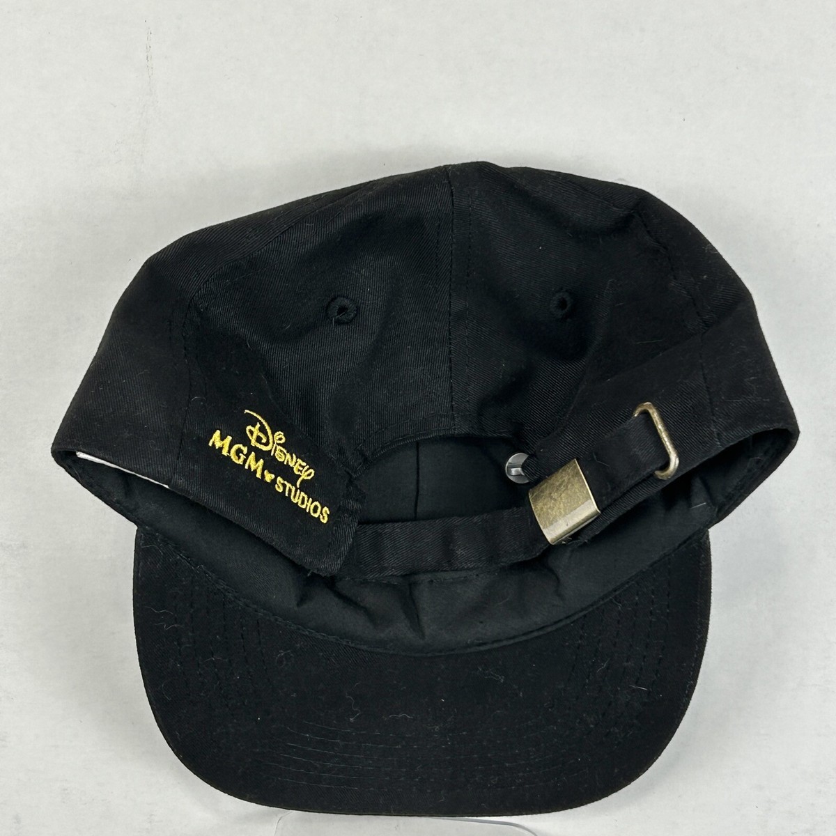 vtg WALT DISNEY WORLD MGM STUDIOS FANTASMIC STRAPBACK HAT & 3 PINS