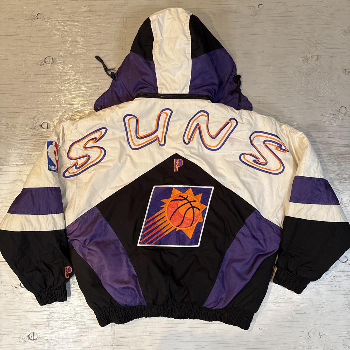 Vintage 90s NBA Pro Player Phoenix Suns Full Zip Jacket Basketball