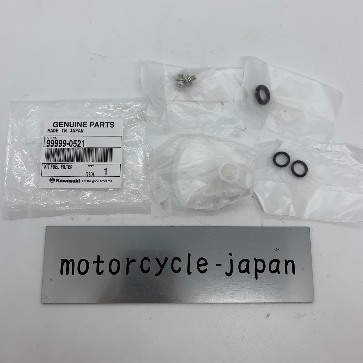 KAWASAKI Genuine ZX1002MMFNL Fuel Filter Kit 99999-0521 | eBay