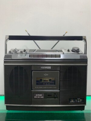 Sony CF-3800 Radio Cassette Player FM AM Working Instruction Rare