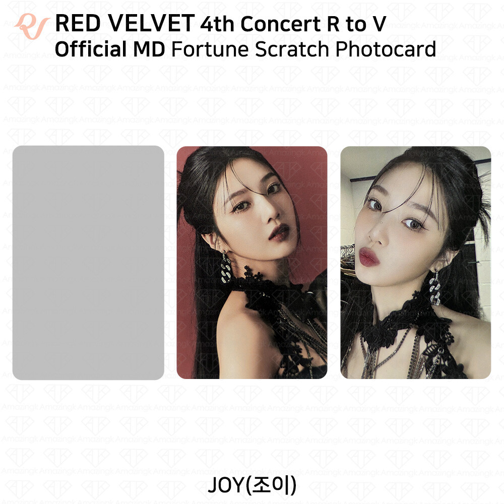 Red Velvet 4th Concert R to V Official MD Fortune Scratch Set