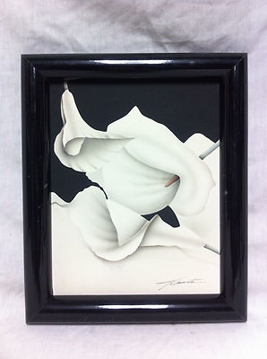 Vintage 1991 PATRICK NAGEL Reproduction Painting 10x12 Picture