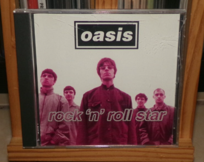 OASIS ROCK -N- ROLL STAR 2 TRACK PROMO CD SINGLE DEFINITELY MAYBE