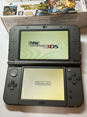 New Nintendo 3DS XL LL Monster Hunter 4G Special Box Japanese ver