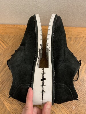 Marsell Gomme Black Santacco Leather Lace Up Shoes Size EU 43 US