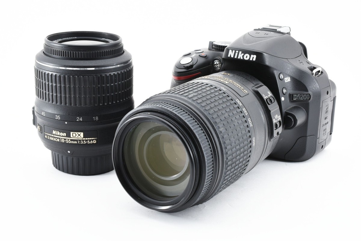 Nikon D5200 Digital SLR Camera | 24.1 MP | 3 in Screen | Black