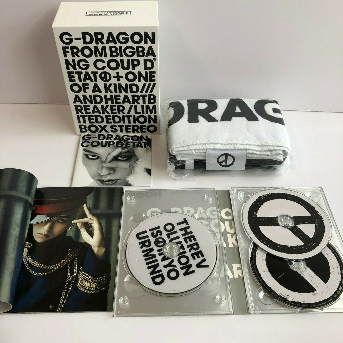 G-DRAGON COUP D'ETAT+ONE OF A KIND&HEARTBREAKER 2CD+DVD Limited