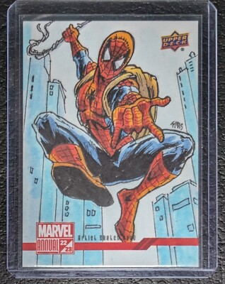 2022-23 Marvel Annual SPIDERMAN Sketch Card 1/1 signed! | eBay