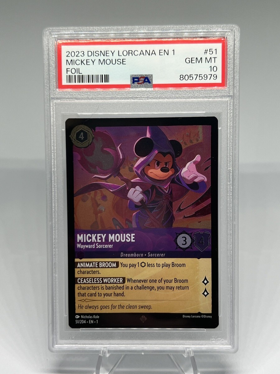PSA 10 - Disney Lorcana Mickey Mouse 