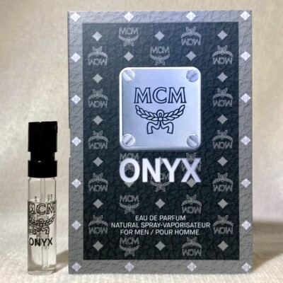 MCM Onyx Eau de Parfum EDP Sample Spray .05oz, 1.5mL New in Card