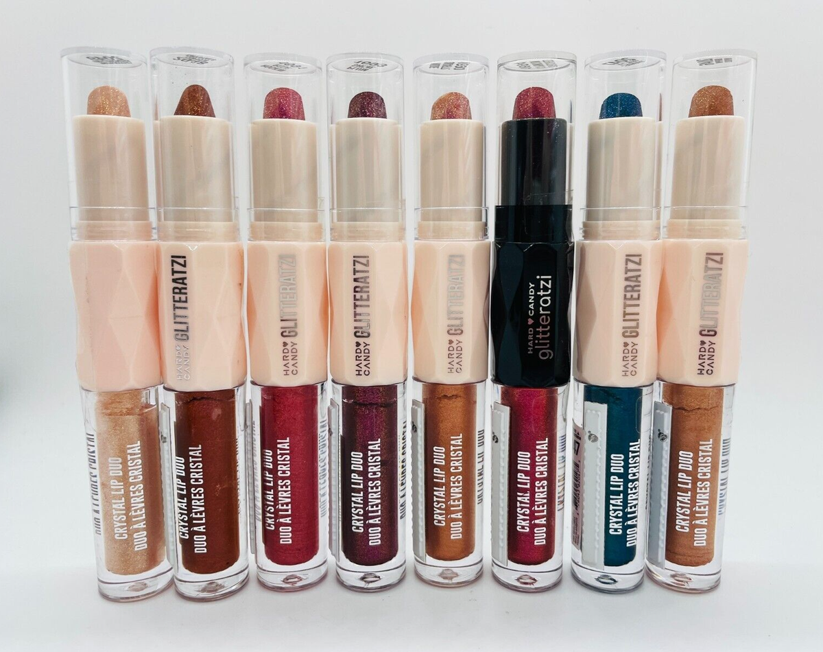 Hard Candy GLITTERATZI CRYSTAL LIP DUO, Full-Size ~ Choose Shade