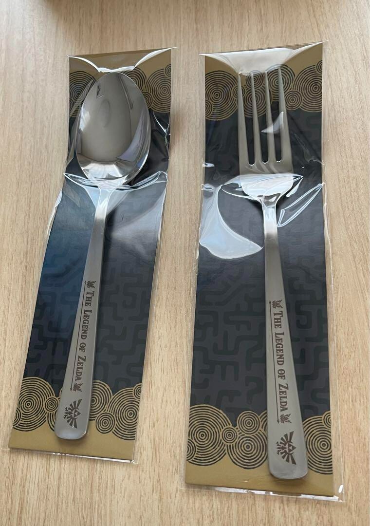 Legend of Zelda Tears of the Kingdom Spoon & Fork Set Stainless