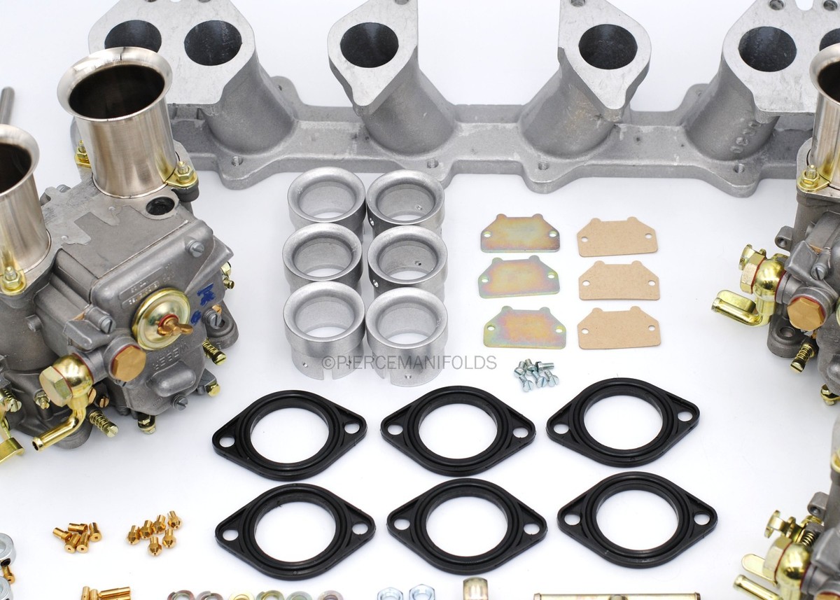 TRIPLE WEBER DCOE KIT K659-45 GENUINE WEBER CARBS ALL NEW FIT